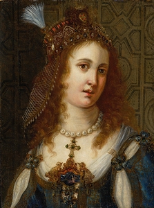 Portrait Of Virginia de’ Medici by Jacopo Ligozzi [1547–1627]